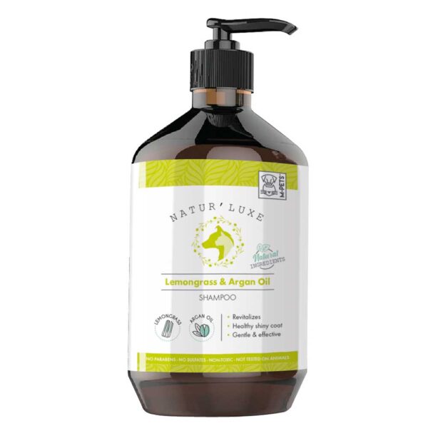 M-Pets Cat Shampoo | 500 mL Natur'Luxe Lemon Grass and Argon Oil