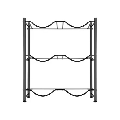 3 Layer Heavy Duty Water Bottles Rack | 6 Water Bottles  Storage