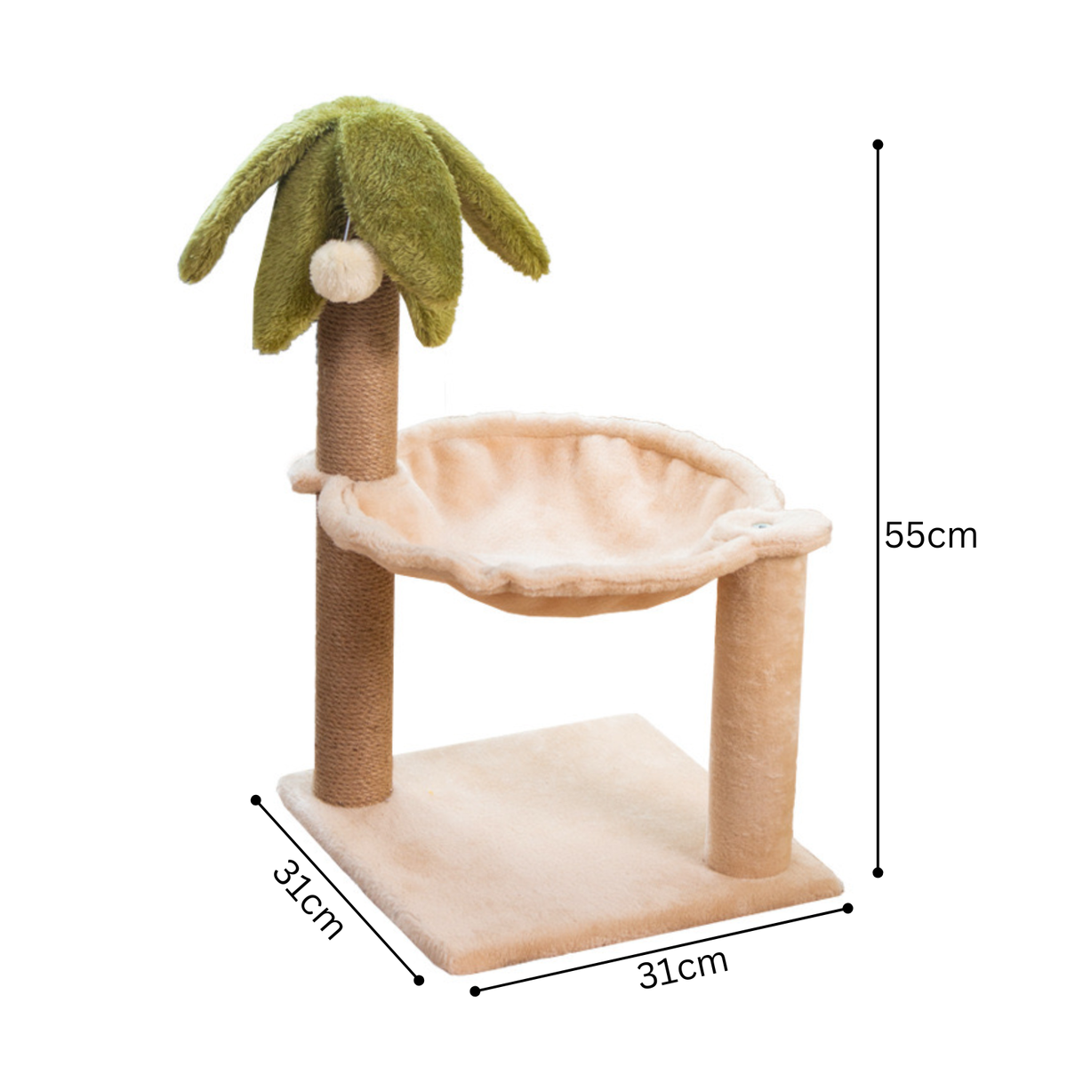 Cat Palm Tree with Hammock | Cat Tree with Hammock
