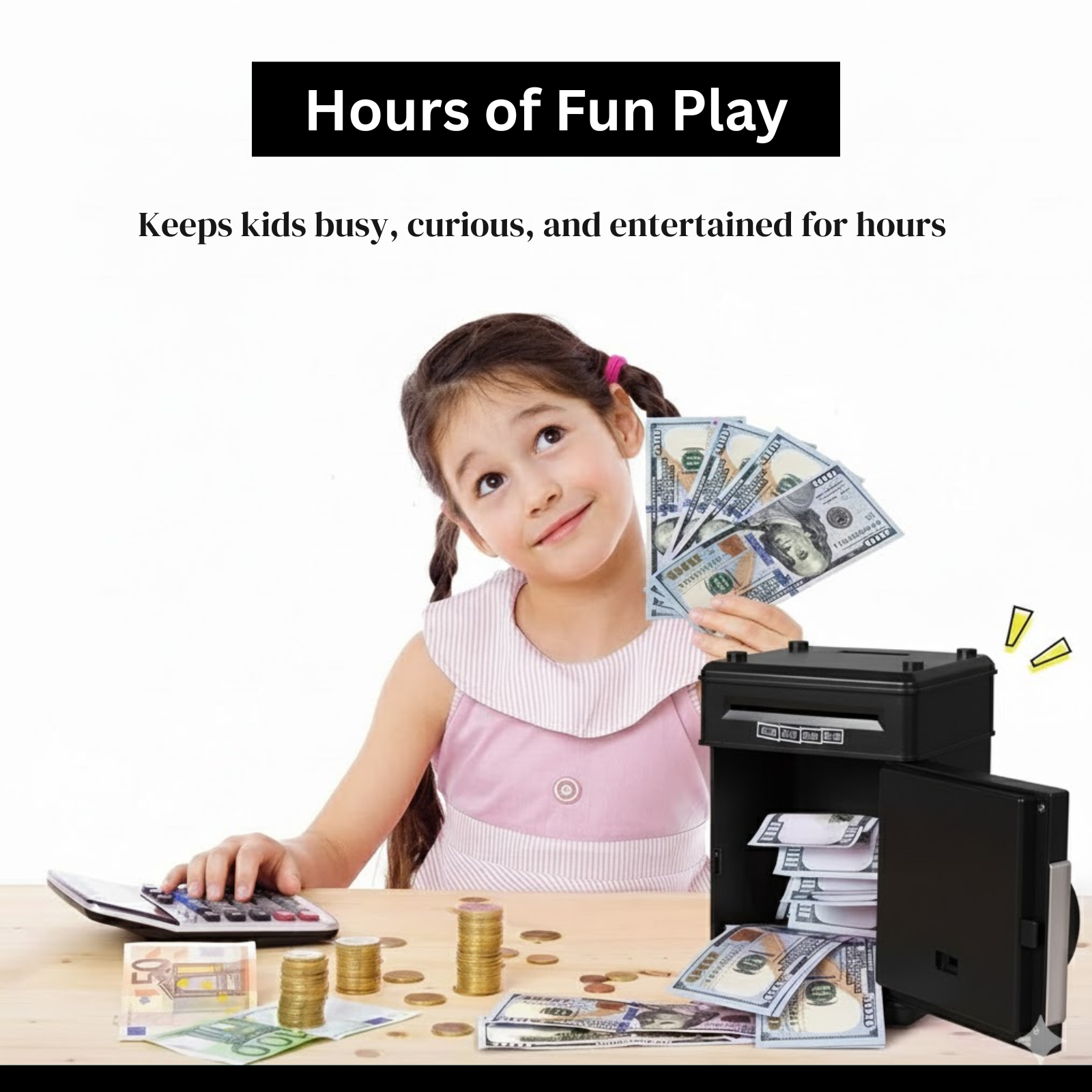 Black Kids ATM Safe Bank