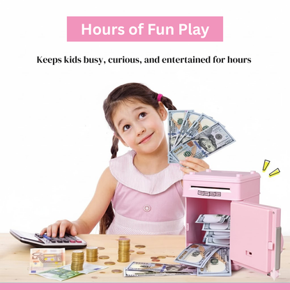 Pink Kids ATM Safe Bank