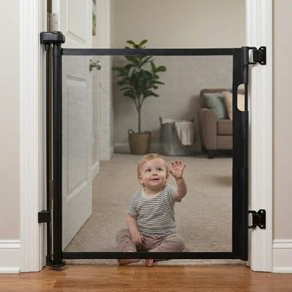 Baby Safety Gate | Retractable Baby and Pet Gate