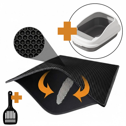 Semi-Enclosed Cat Litter Box | Open Top Cat Litter Box