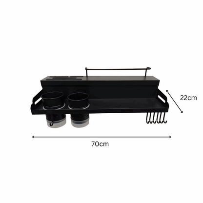 Floating Kitchen Shelf |  Knife & Utensil Holder