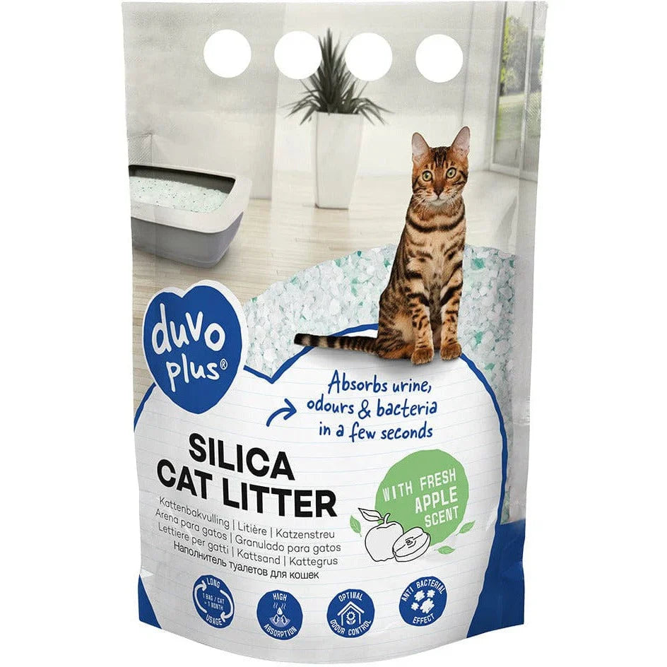Dovuplus Silica Cat Litter | Apple Scented Cat Crystal Cat Litter