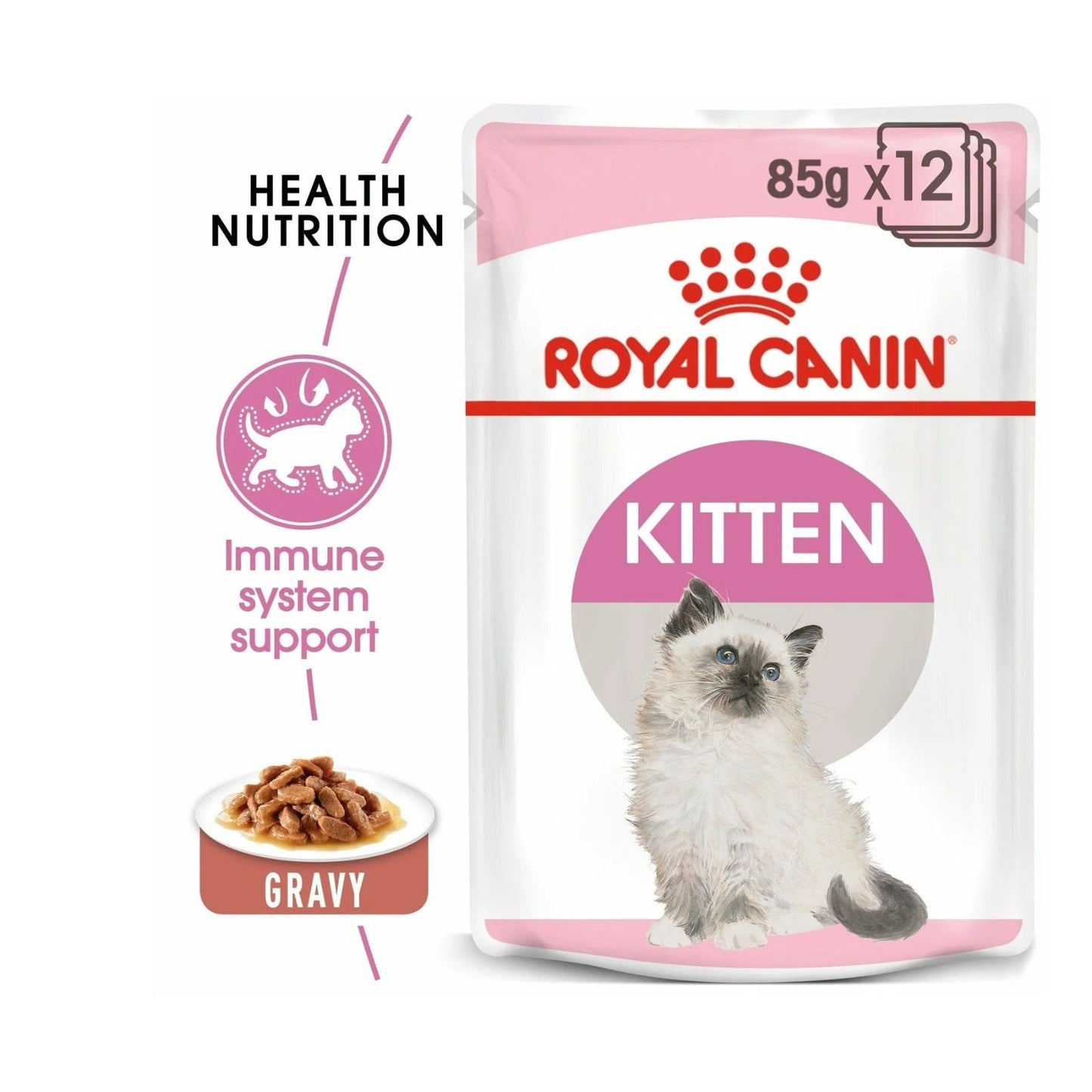 Royal Canin Kitten Wet Food | Gravy Box (12 pouches)