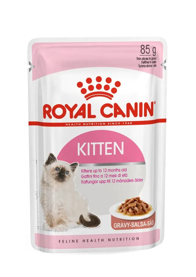 Royal Canin Kitten Wet Food | Gravy Box (12 pouches)