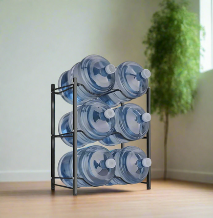 3 Layer Heavy Duty Water Bottles Rack | 6 Water Bottles  Storage