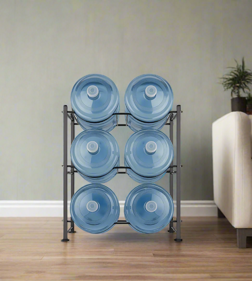 3 Layer Heavy Duty Water Bottles Rack | 6 Water Bottles  Storage