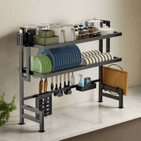 Metal Dish Rack |  2 Layer Over the Sink Rack