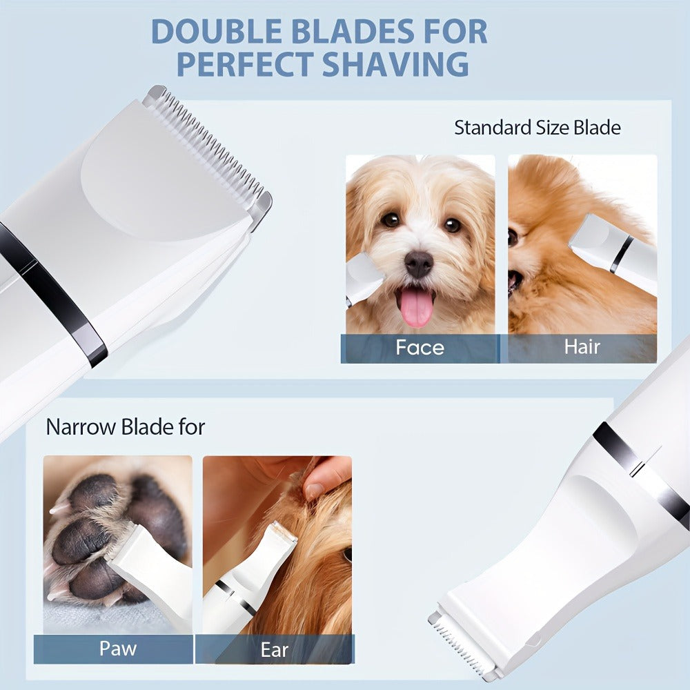 Pet Hair and Nail Trimmer | 4-in-1 Pet Grooming Kit