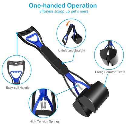 Dog Waste Scooper | Dog Poop Picker - Handsfree