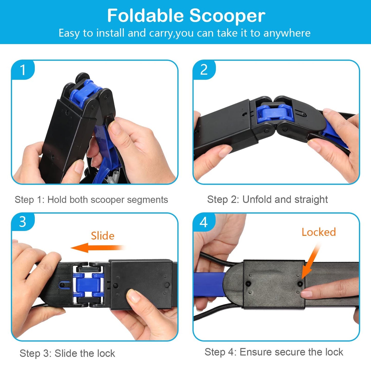 Dog Waste Scooper | Dog Poop Picker - Handsfree