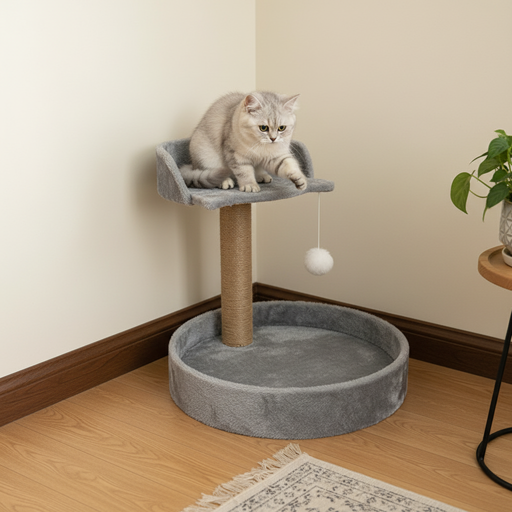 3 in 1 Cat Tree | Cat Bed and Scratching Post