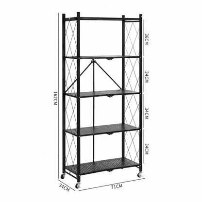 Kitchen Floor Rack | 5 Tier Kitchen Storage Rack