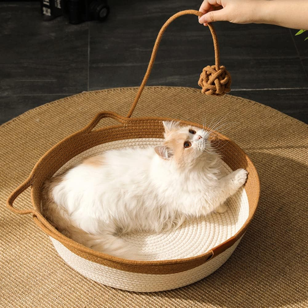 Cotton Rope Cat Nest | Cat Basket Bed
