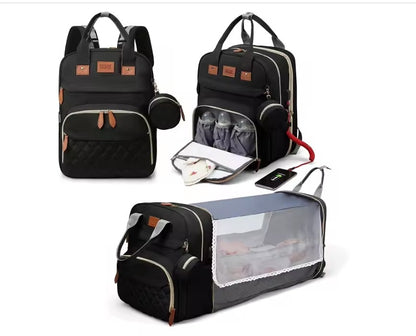 Crib Bag | Baby Diaper Bag with Crib