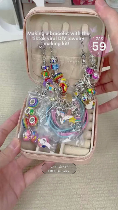 مجموعة أدوات صنع المجوهرات | مجموعة خرز يمكنك صنعها بنفسك