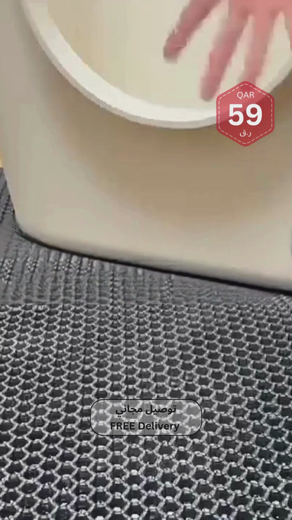 Cat Litter Mat | Dual Layer Litter Catcher Mat – 90×60 cm